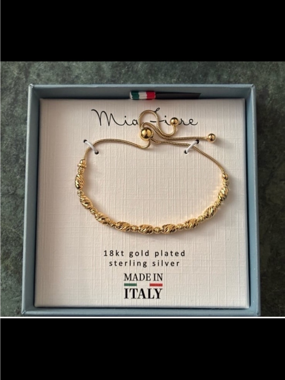Mia Fiore 18K Gold Plated Sterling Silver Bracelet